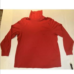 LL Bean Womens Long Sleeve Turtle Neck Size 1X